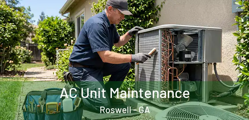 AC Unit Maintenance Roswell - GA