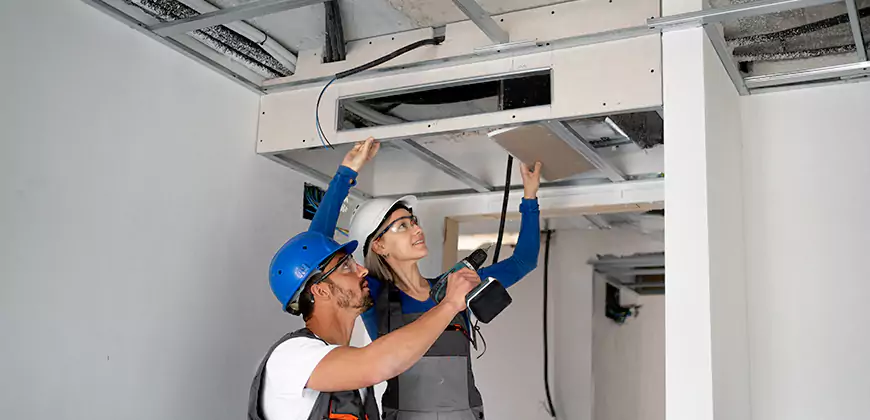 Duct Insulation and Condensation Repair in Roswell